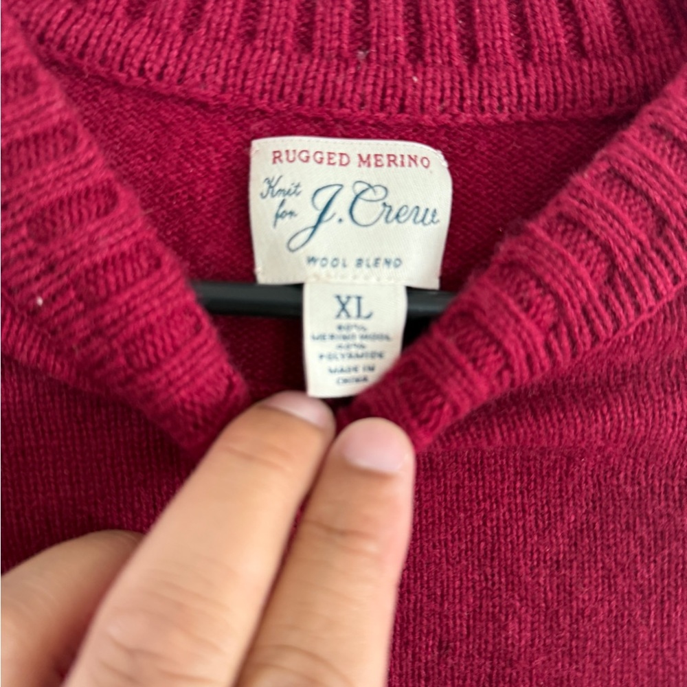 J. Crew Rugged Merino Wool Sweater